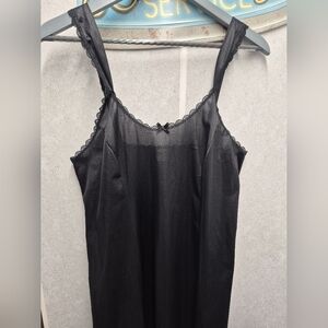 Vintage Black Slip Lace Trim